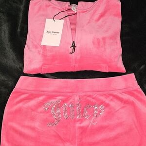 Juicy Couture Pink Velour Tracksuit
